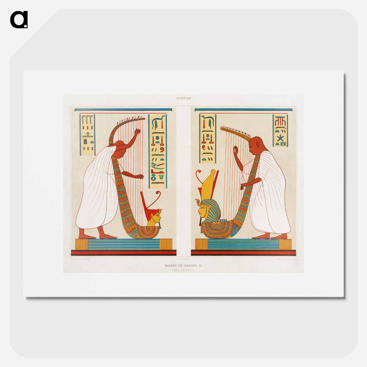 アートポスター-Bards of Ramses III
- エジプト美術史 Poster.