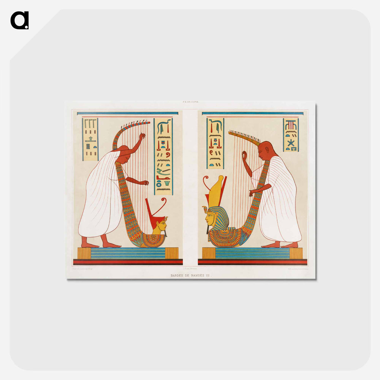 アートポストカード-Bards of Ramses III
- エジプト美術史 Postcard.