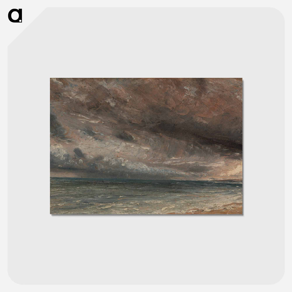 アートポストカード-Stormy Sea, Brighton
- ジョン コンスタブル Postcard.