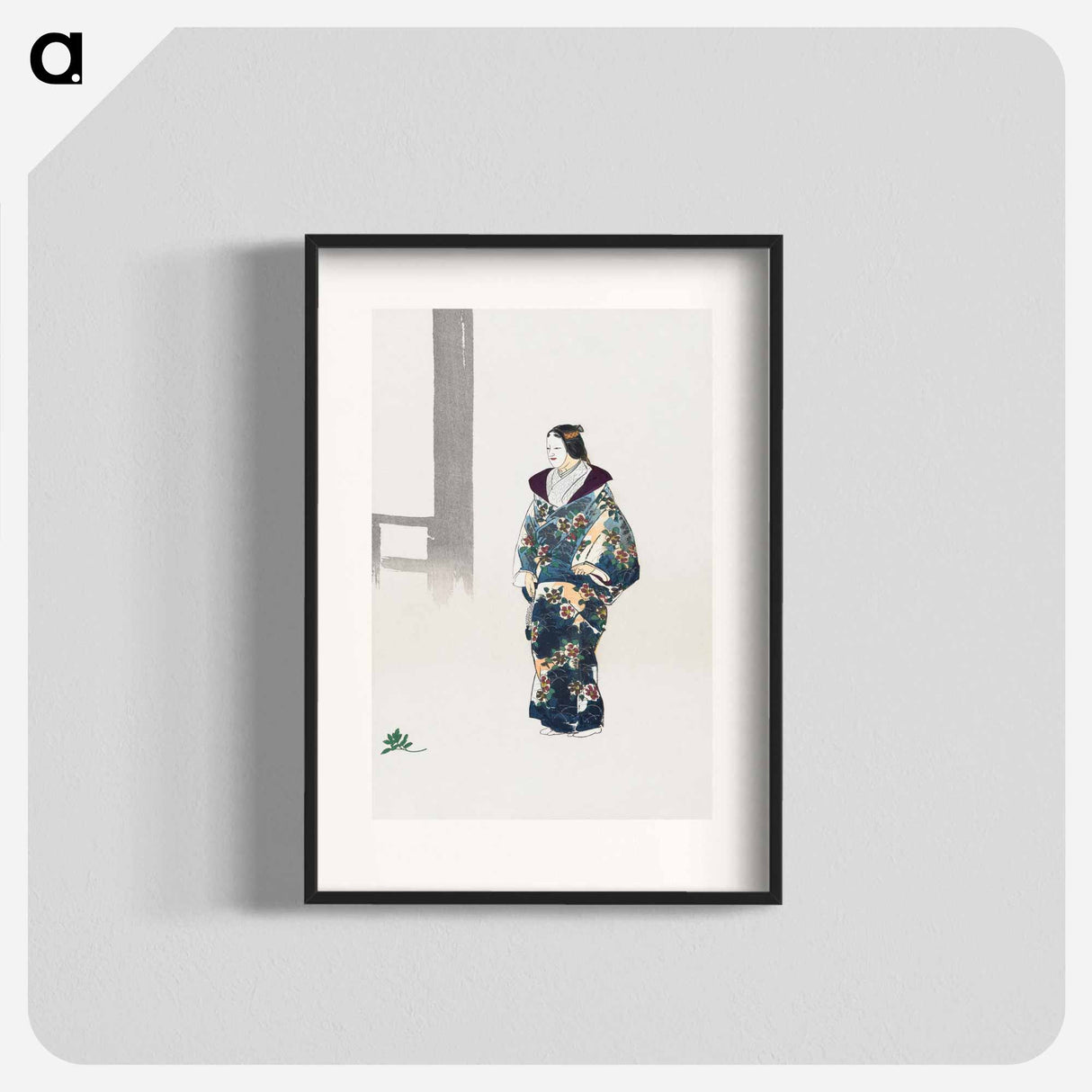 アートポスター-Actor in the No Play Tomonaga - 月岡 工業 Poster.