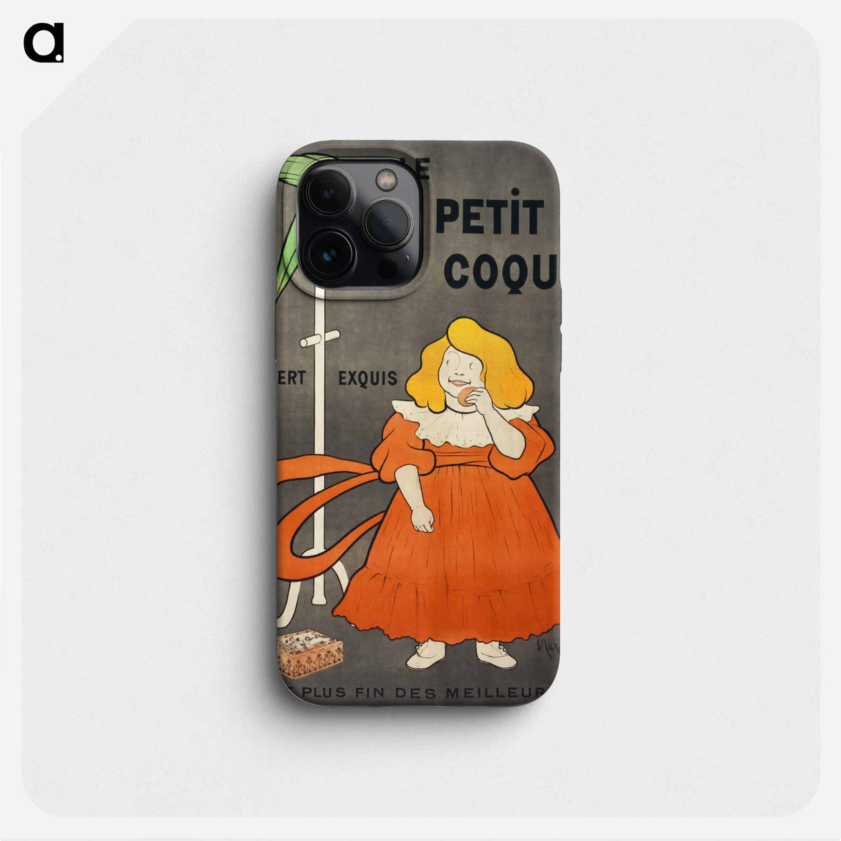 The little coquin, exquisite dessert - Leonetto Cappiello Phone Case.