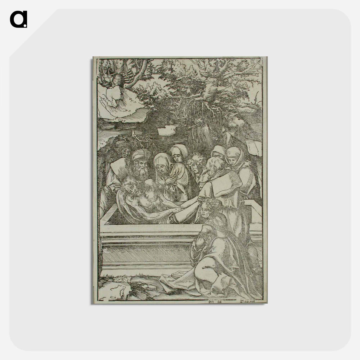 アートポストカード-Hautaan laskeminen
- ルーカス クラナッハ Postcard.