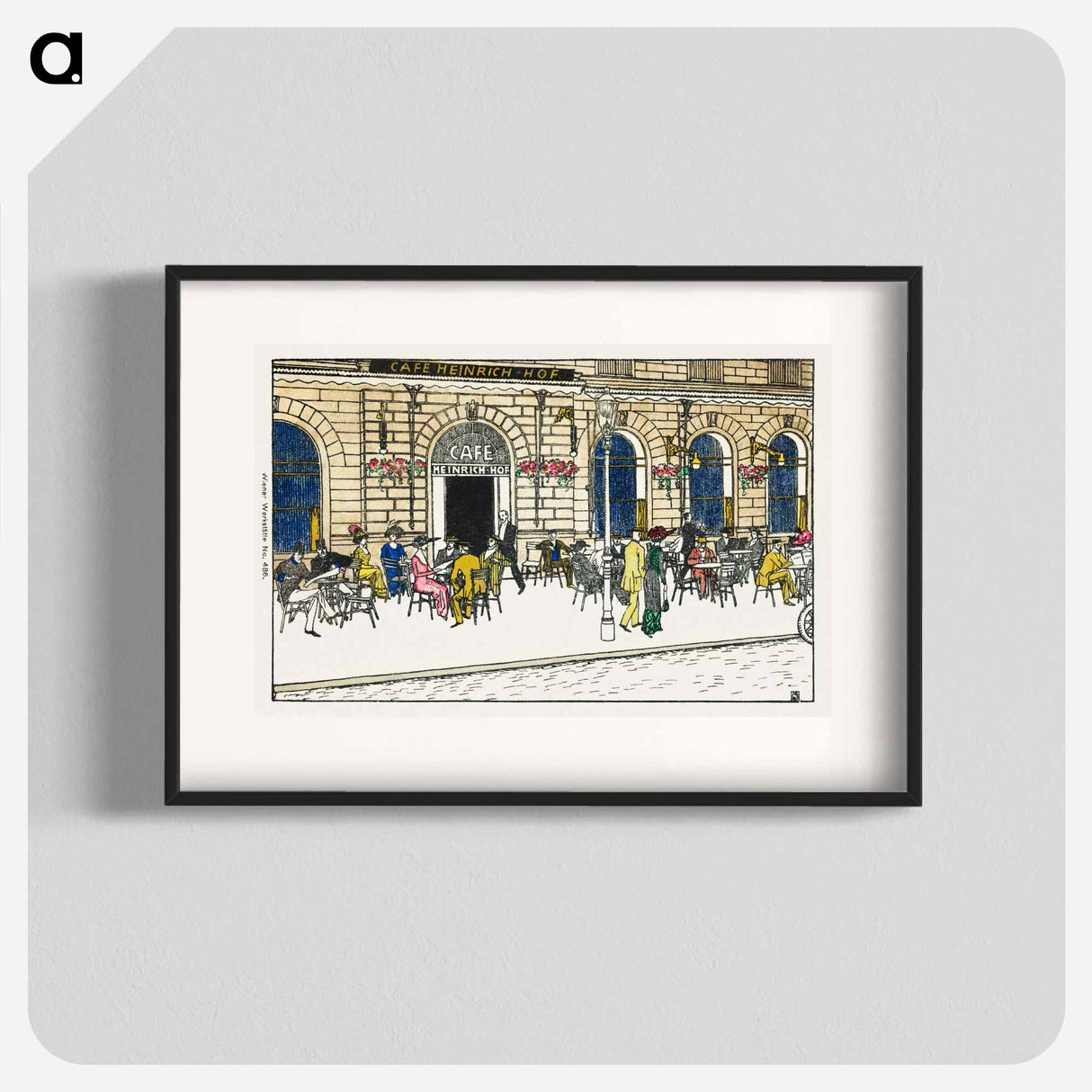 Café Heinrichhof - モリツ ユング Poster.