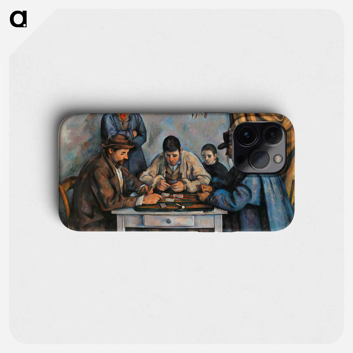 Still Life with Skull - Paul Cezanne Phone Case.