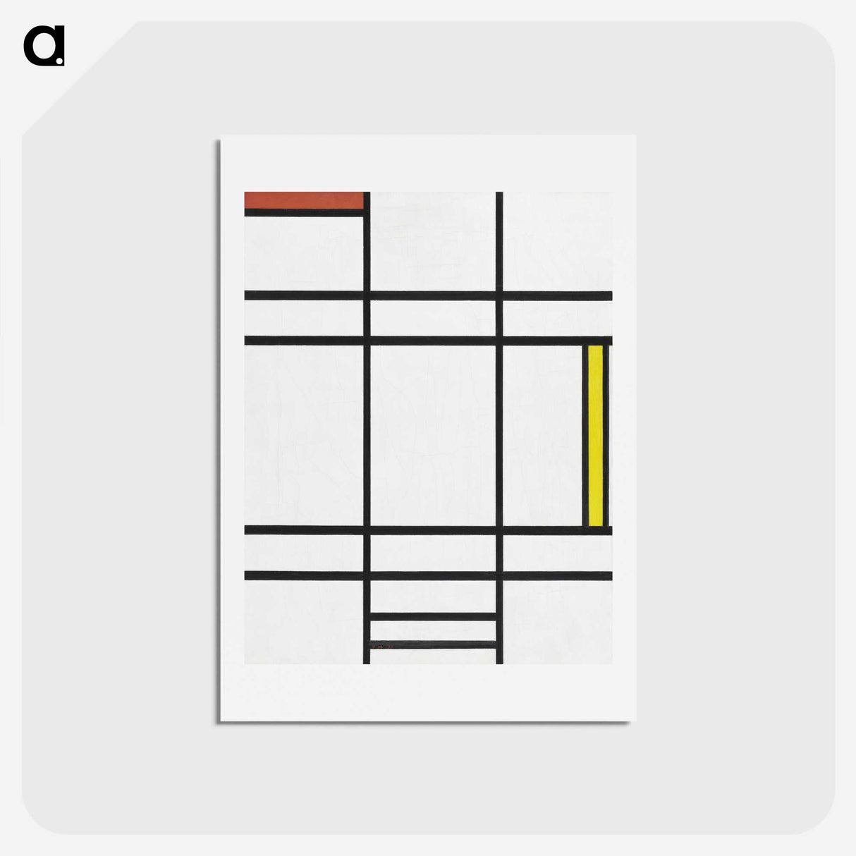 1-22_Piet-Mondrian_hagaki