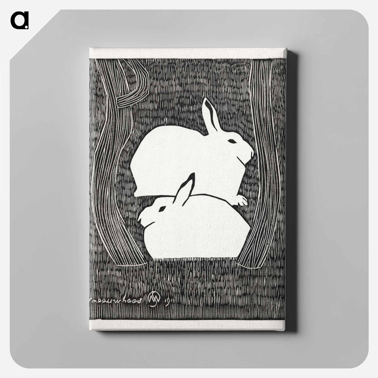 Two Snow Hares
- サミュエル ジェスルン Canvas.