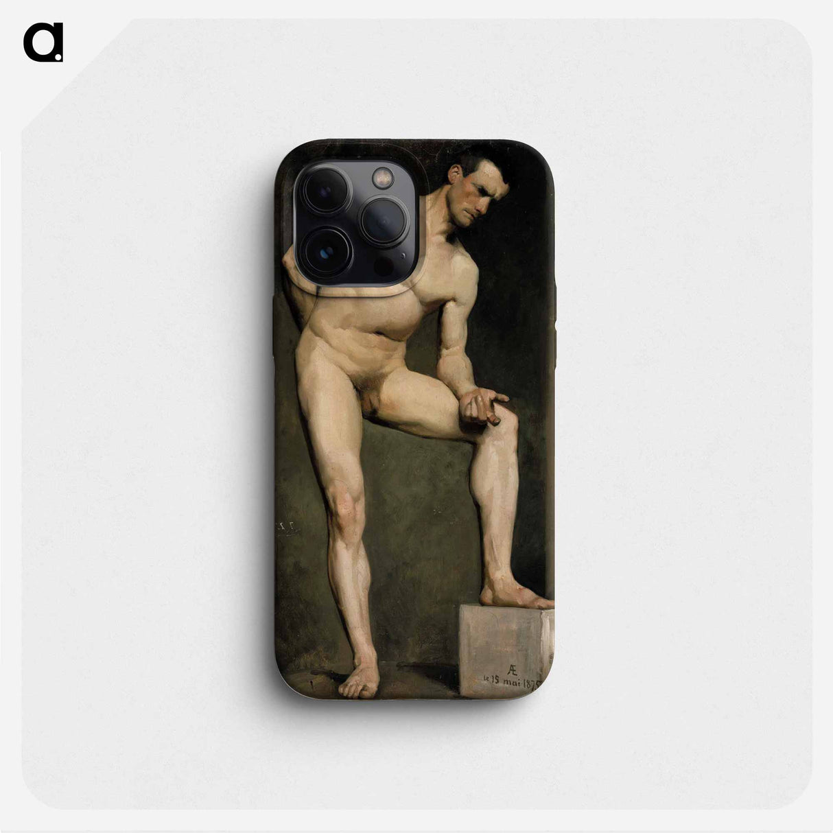 Miesmalli, akatemiaharjoitelma - アルバート エーデルフェルト Phone Case.