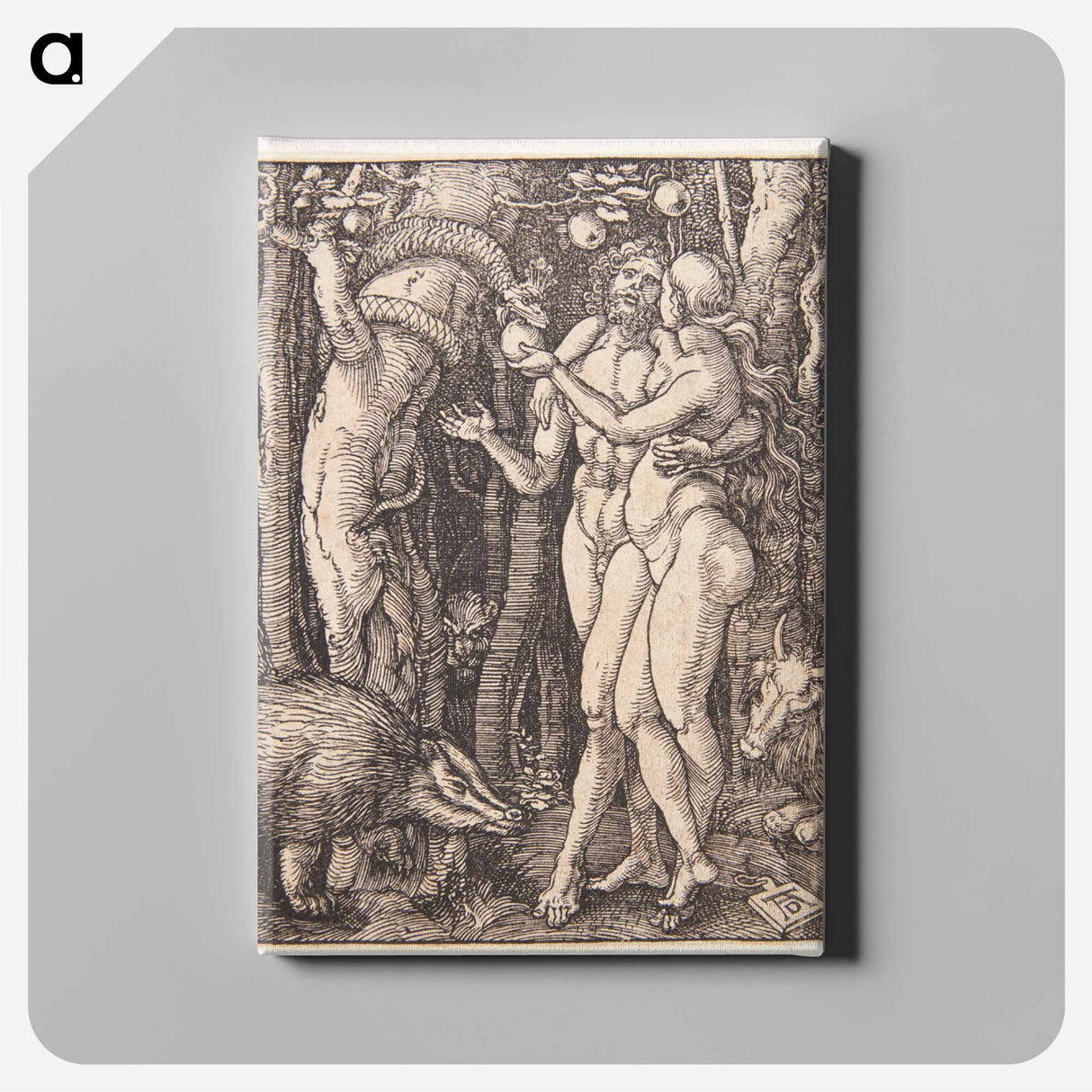 The Fall of Man - アルブレヒト デューラー Canvas.