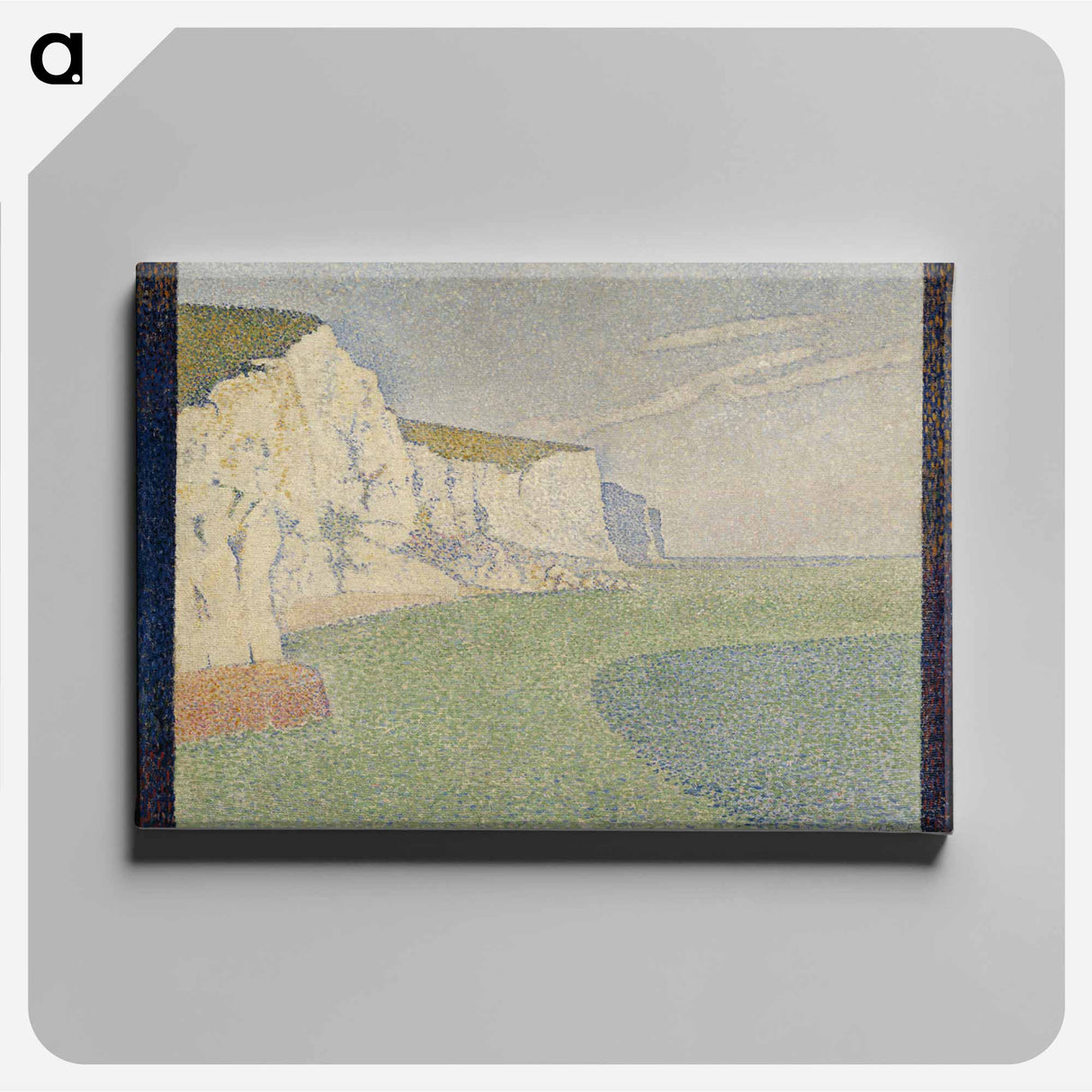 The cliffs of dover; the cliffs at south foreland - アルフレッド ウィリアム フィンチ Canvas.
