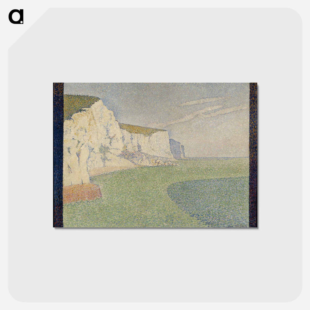 The cliffs of dover; the cliffs at south foreland - アルフレッド ウィリアム フィンチ Postcard.