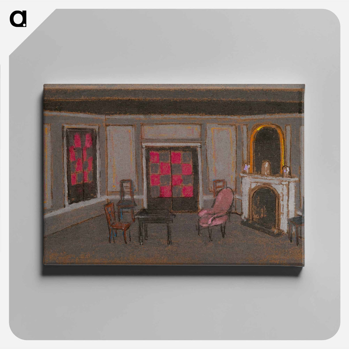 Alice's Living Room: False Proscenium - 不思議の国のアリス Canvas.