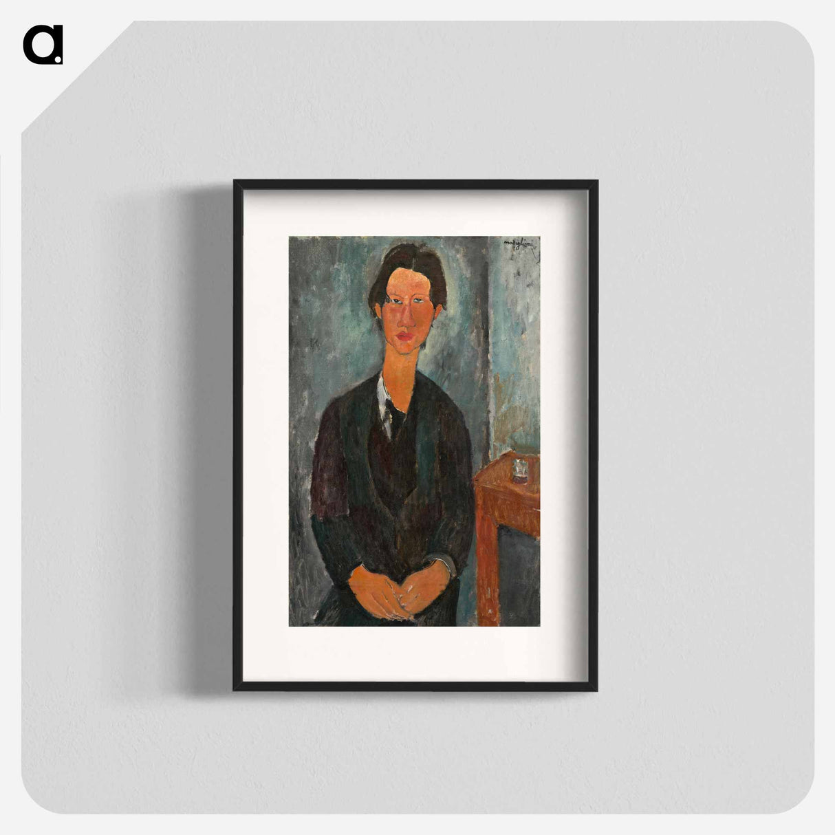 Chaim Soutine - アメデオ モディリアーニ Poster.