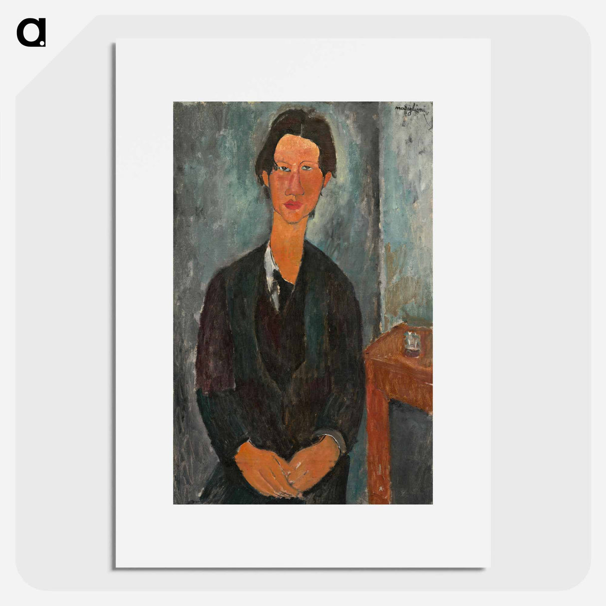 Chaim Soutine - アメデオ モディリアーニ Poster.