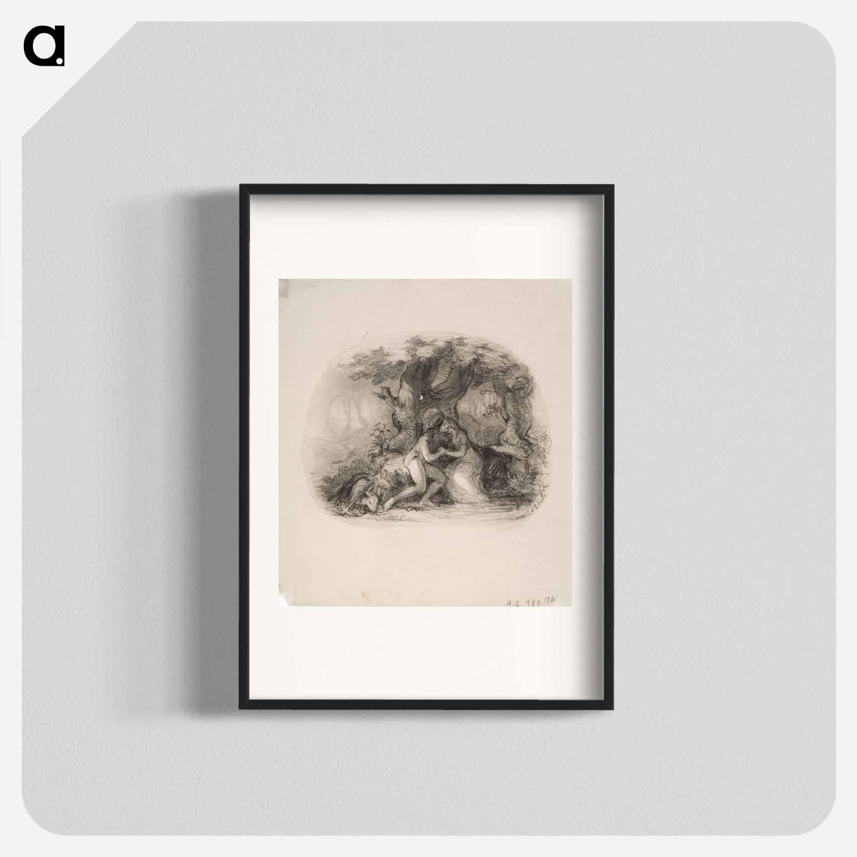 Rakastavaiset muhkuraisen tammen alla - アンダース エクマン Poster.