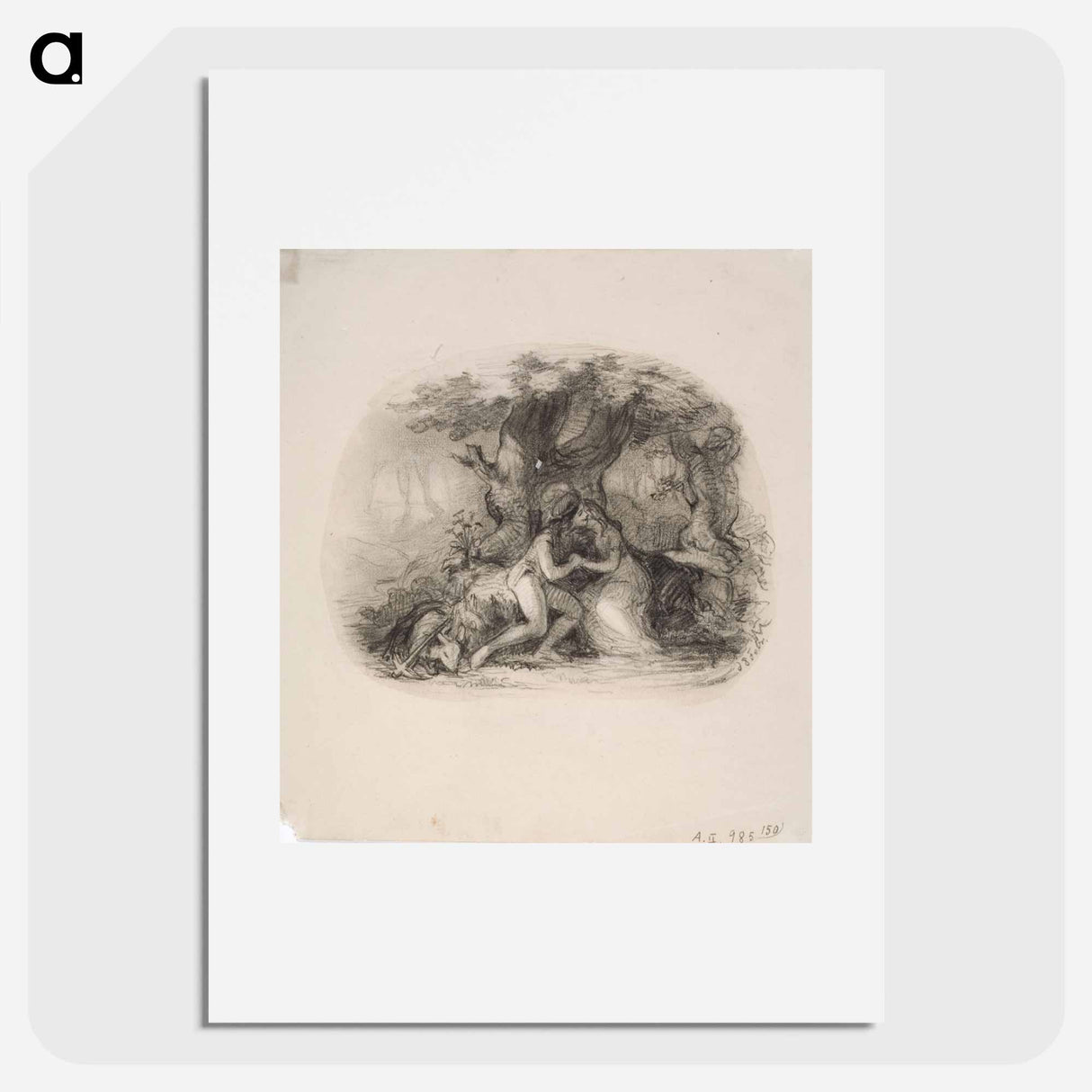 Rakastavaiset muhkuraisen tammen alla - アンダース エクマン Poster.