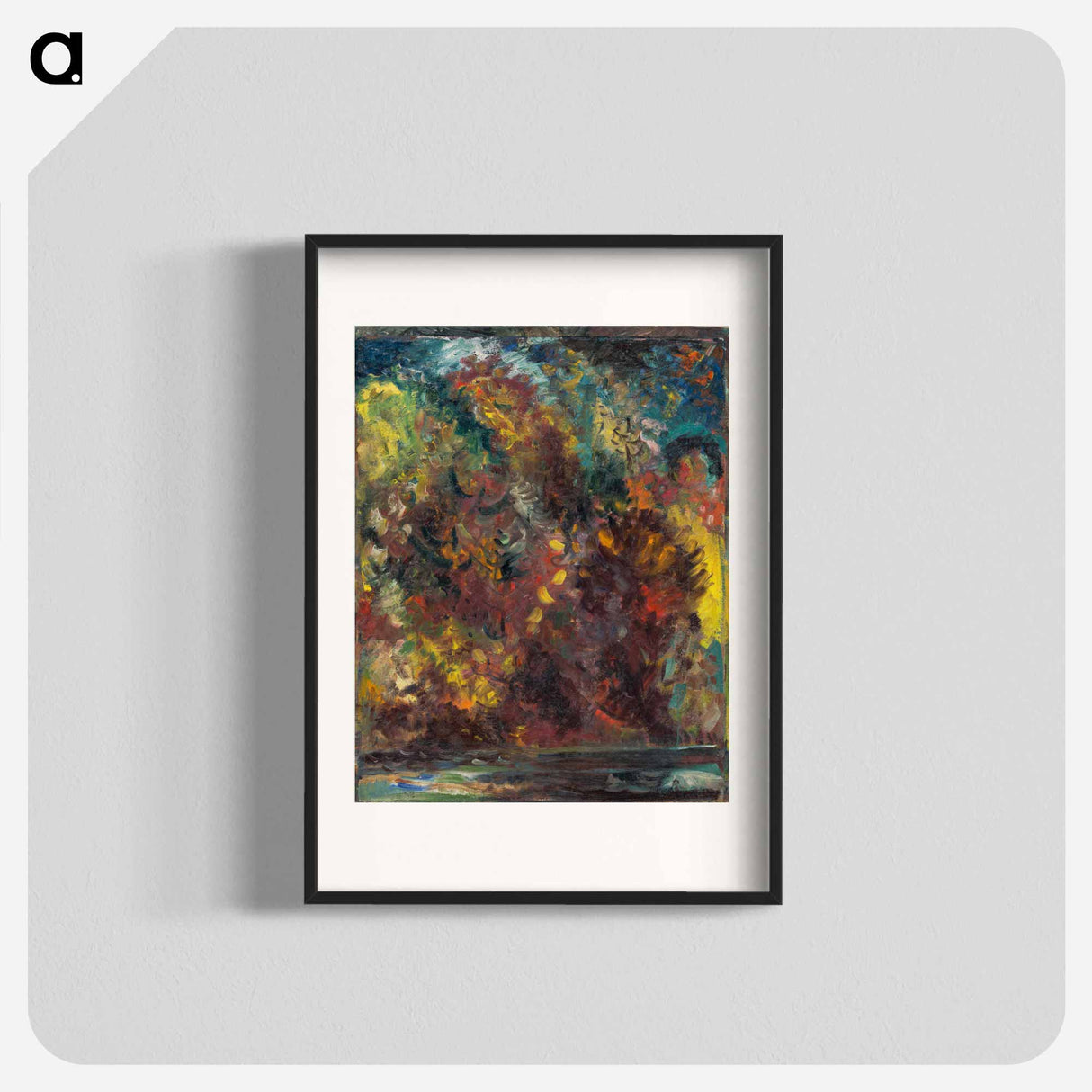 Autumn on a river bank - アーノルド ピーター ワイズ クビンチャン Poster.