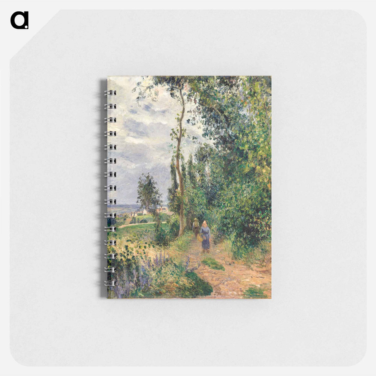 Côte des Grouettes, near Pontoise - カミーユ ピサロ Memo.