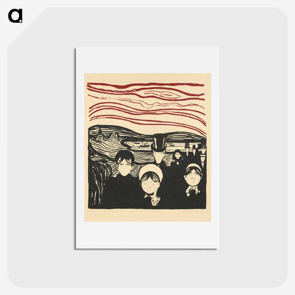 1-23_Edvard-Munch_hagaki
