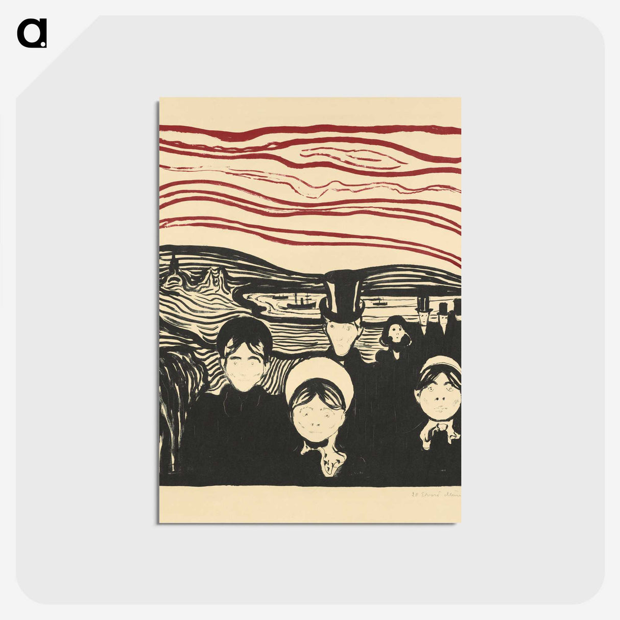 1-23_Edvard-Munch_postcard