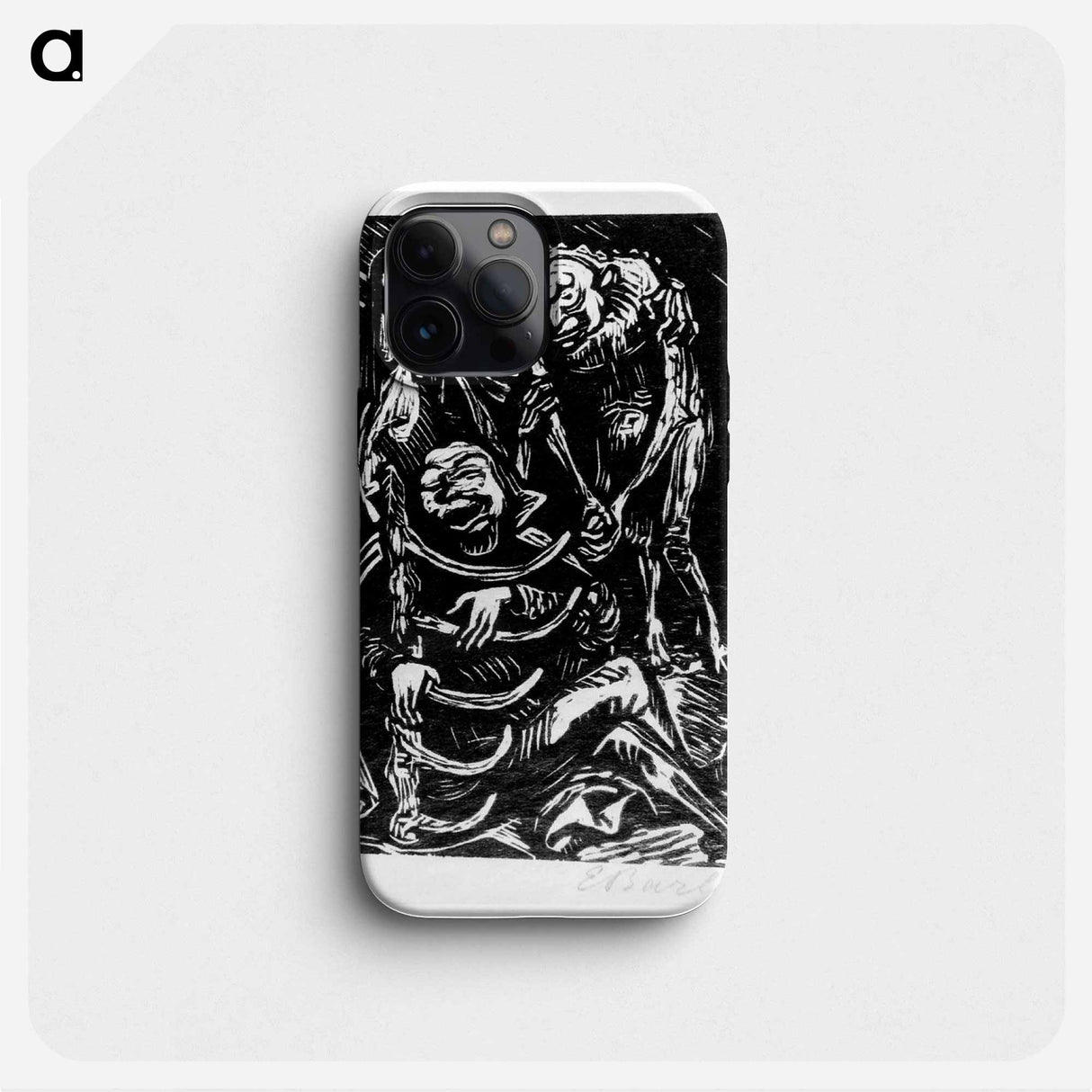 The harpist - エルンスト ハインリヒ バルラッハ Phone Case.