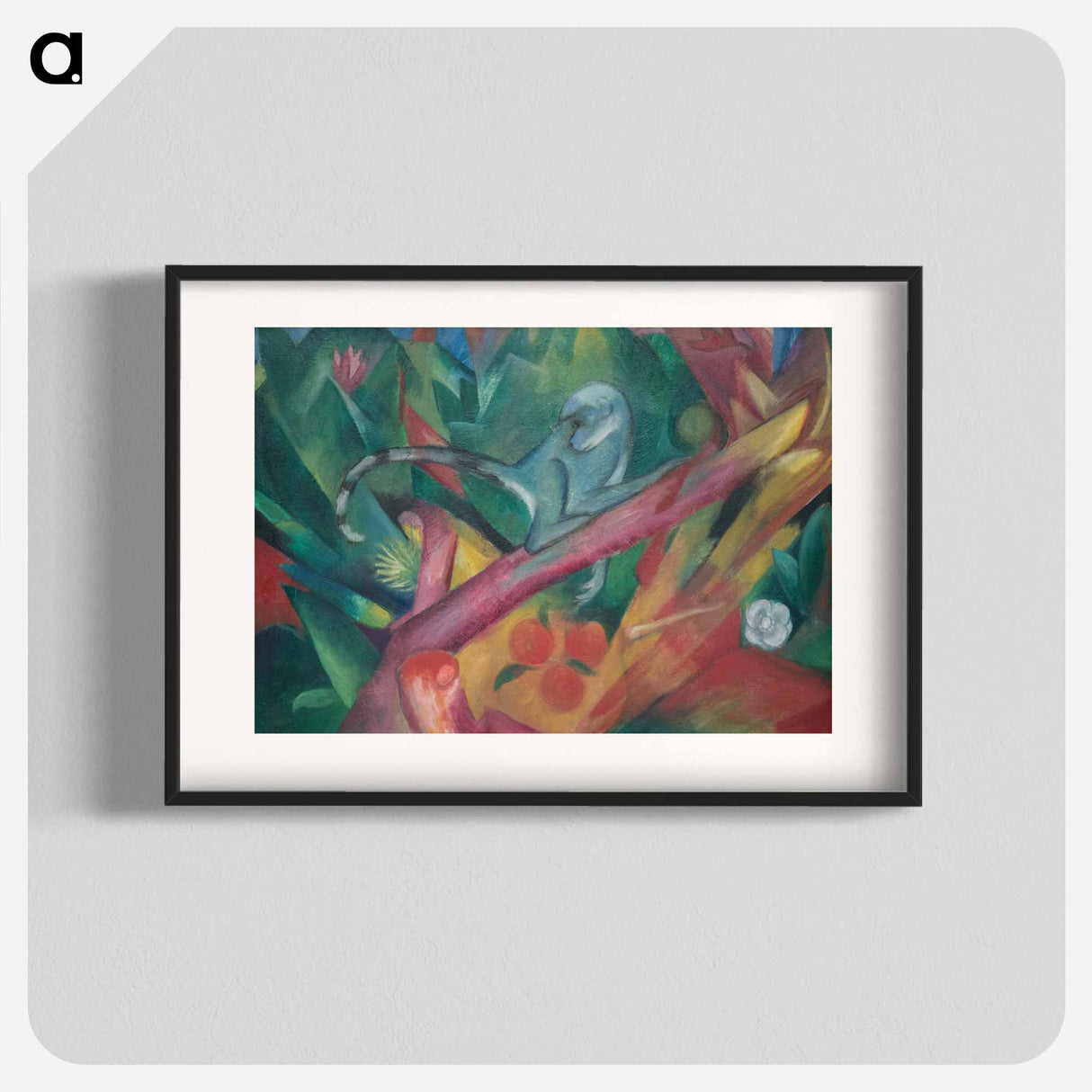 The little monkey - Franz Marc Poster.