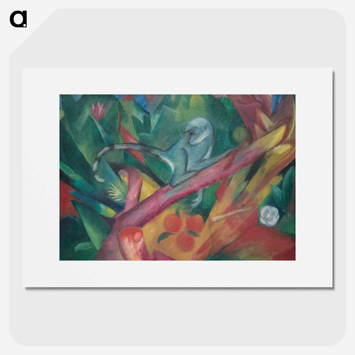 The little monkey - Franz Marc Poster.