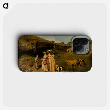 イエロー - ギュスターヴ クールベ Phone Case.