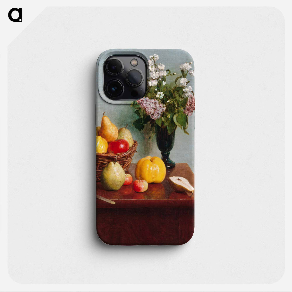 Still Life with Flowers and Fruit - アンリ ファンタン ラトゥール Phone Case.