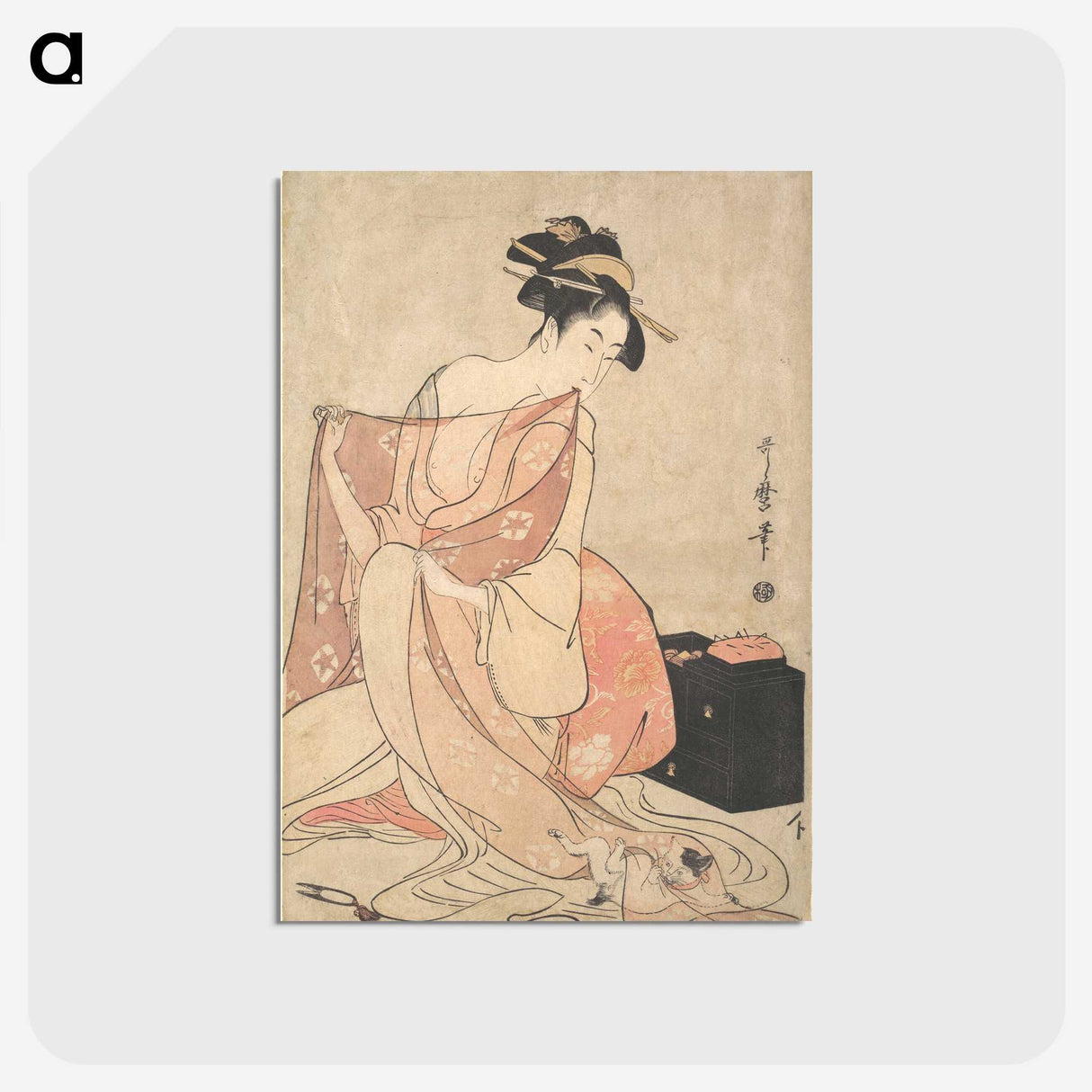 1-23_Kitagawa-Utamaro_postcard