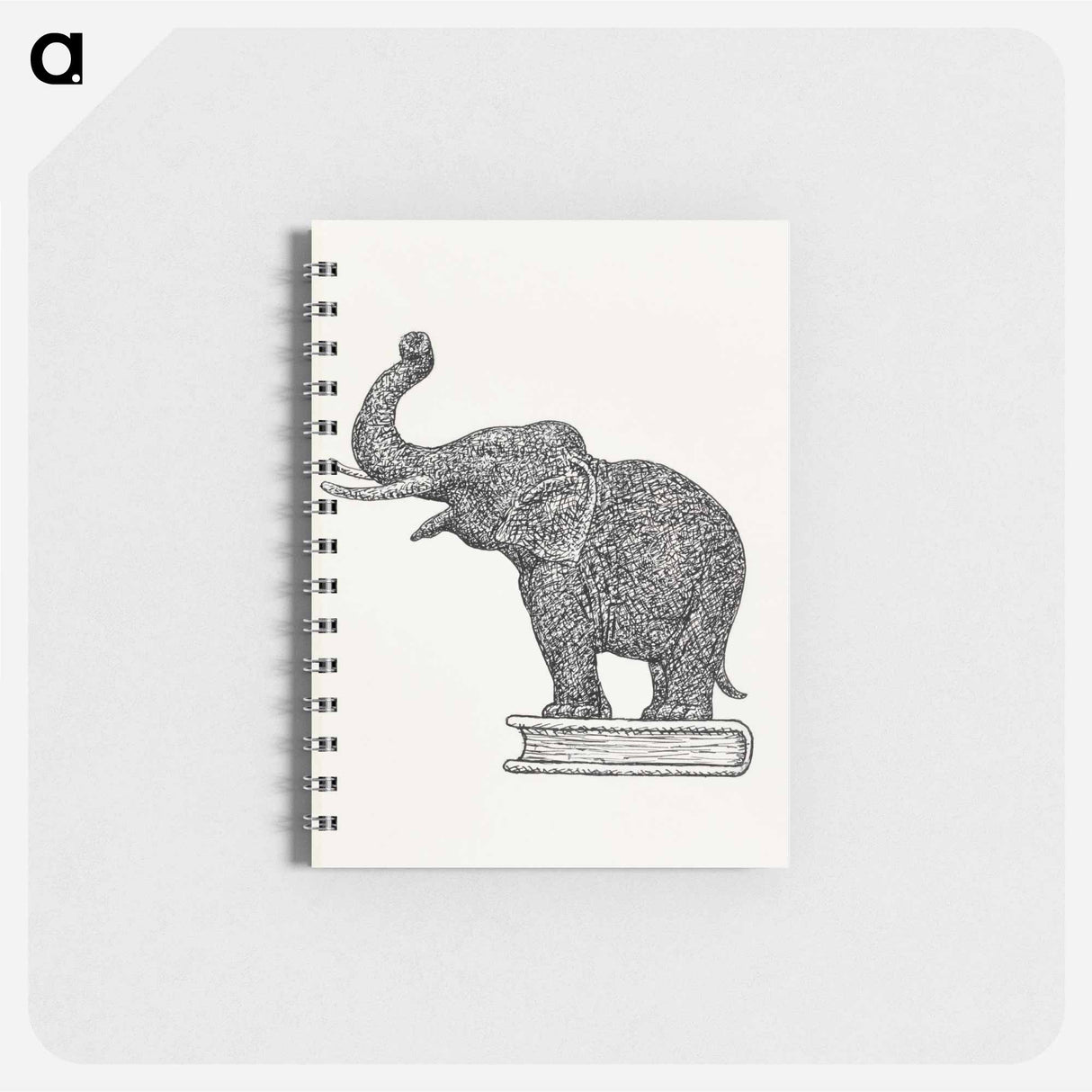 Elephant on a book - レオ ヘステル Memo.
