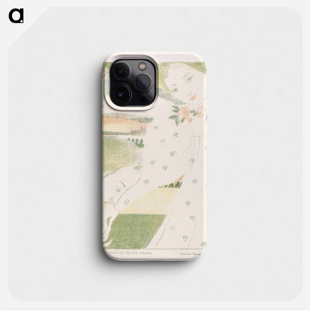And It is the Caress of Their Hands - Maurice Denis Phone Case.
