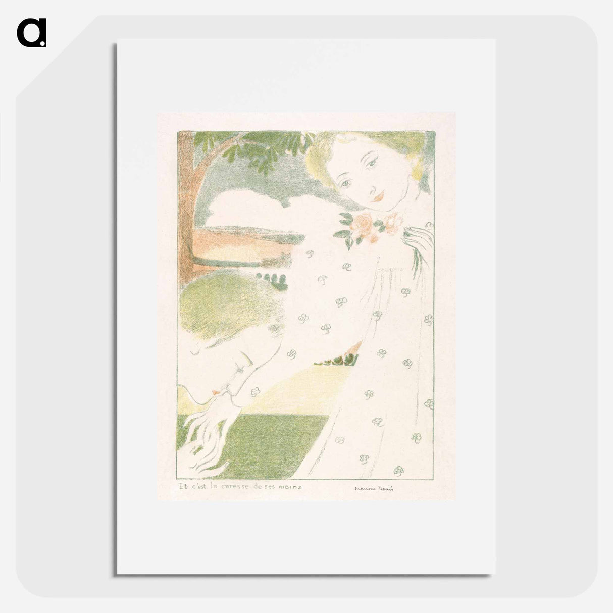 And It is the Caress of Their Hands - Maurice Denis Poster.