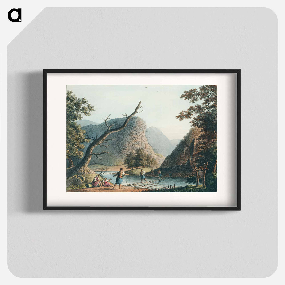 Mount Balkan from Views in the Ottoman Dominions, in Europe, in Asia, and some of the Mediterranean islands - Views of the Ottoman Dominions Poster.