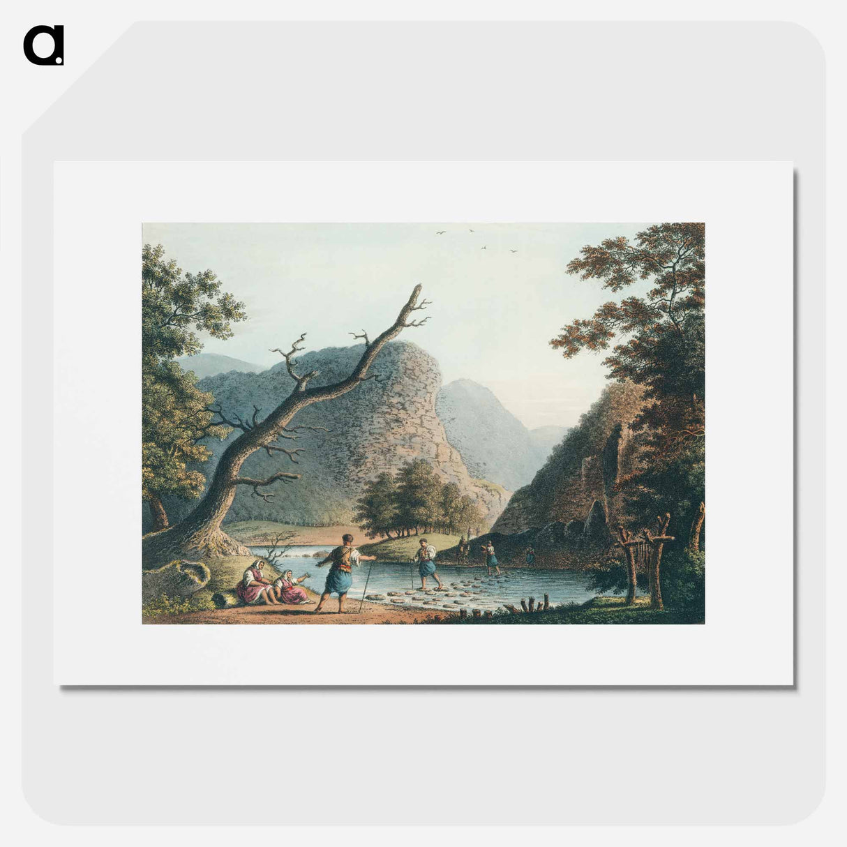 Mount Balkan from Views in the Ottoman Dominions, in Europe, in Asia, and some of the Mediterranean islands - Views of the Ottoman Dominions Poster.