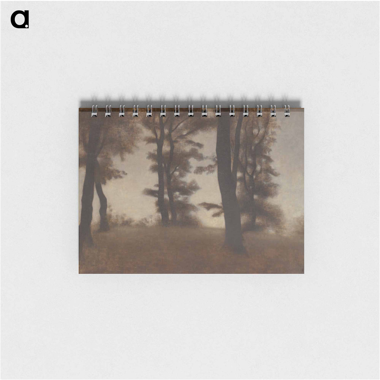 Tree Trunks - ヴィルヘルム ハンマースホイ Memo.