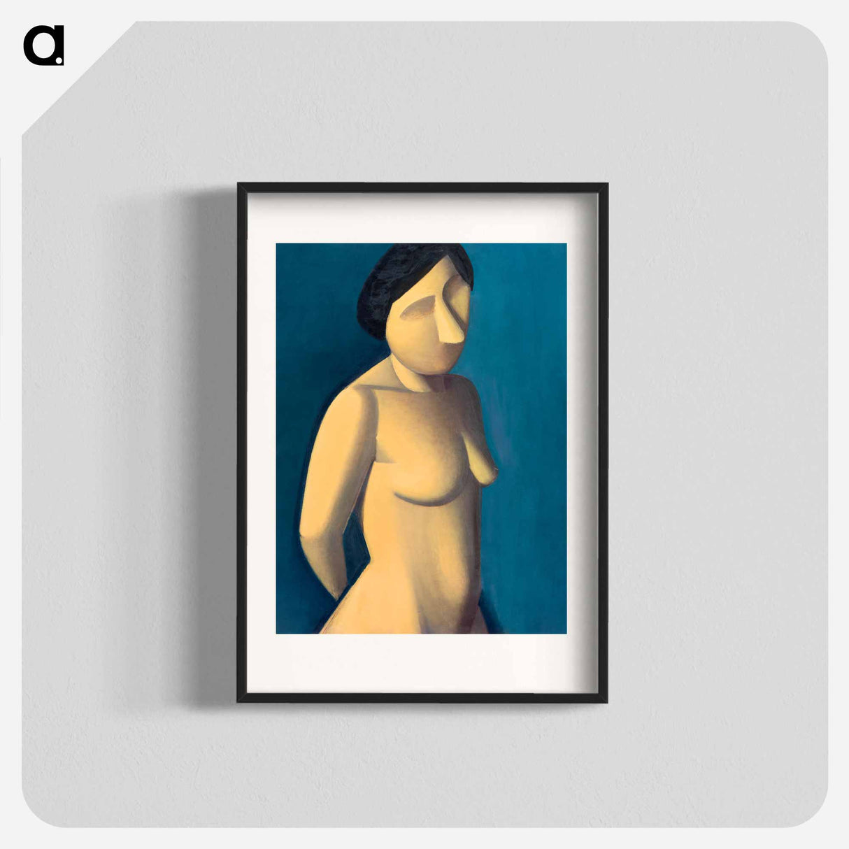 Female model vintage illustration by Vilhelm Lundstrom - Vilhelm Lundstrom Poster.