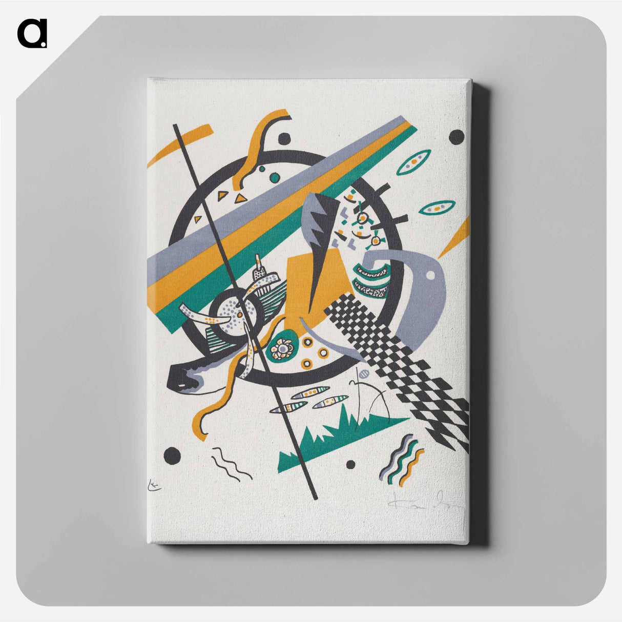 Kleine Welten IV - ワシリー カンディンスキー Canvas.