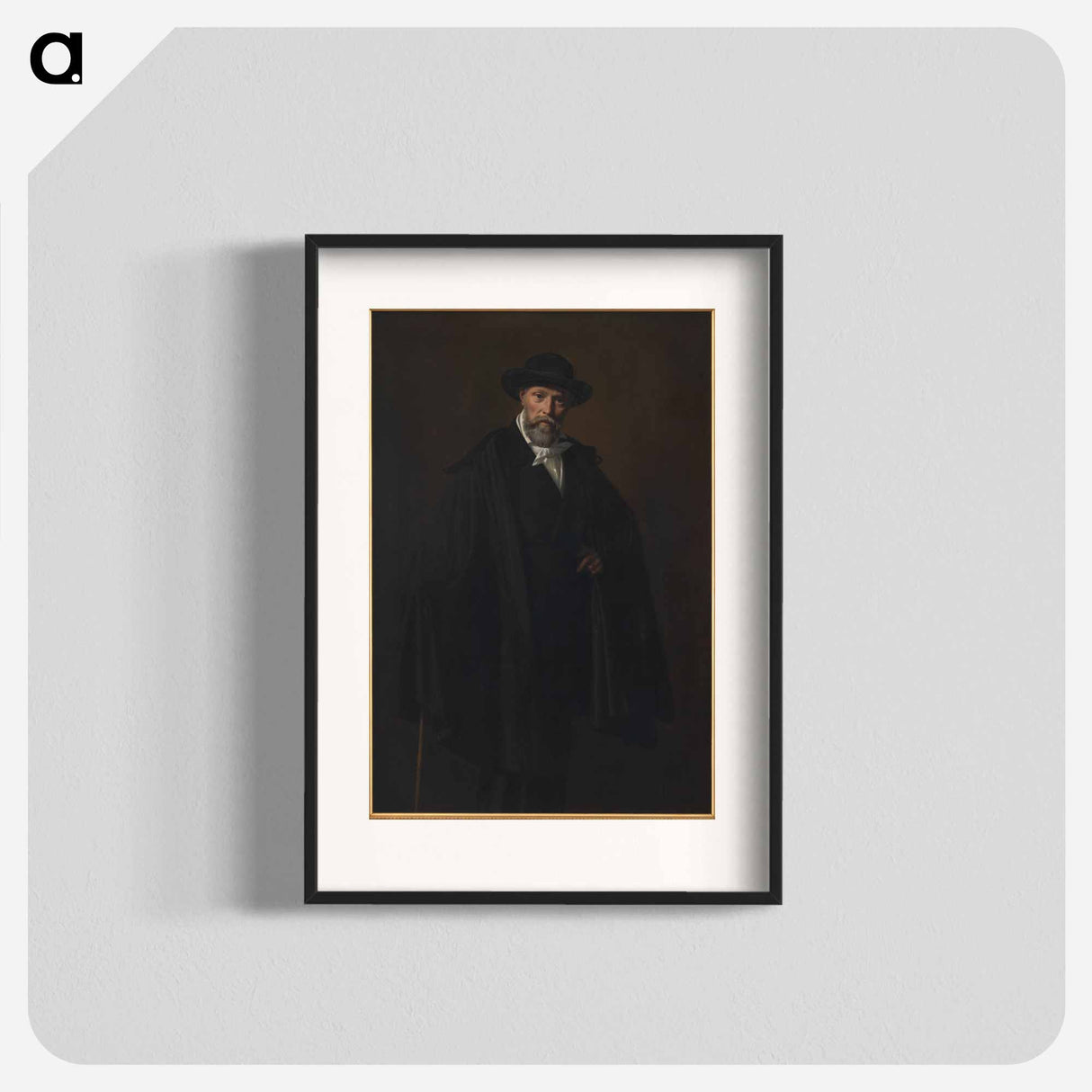 The painter Constantin Hansen - Wilhelm Marstrand Poster.