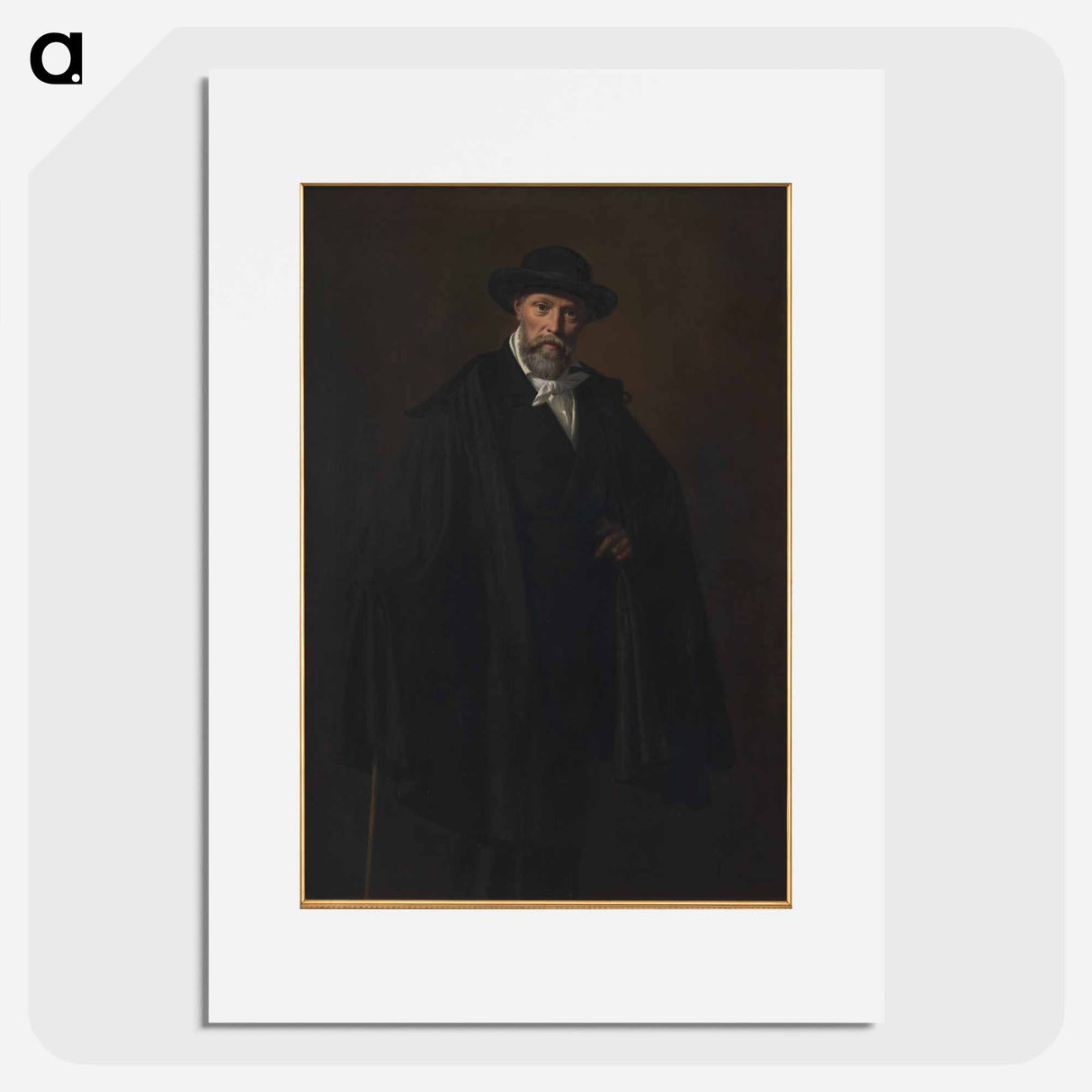 The painter Constantin Hansen - Wilhelm Marstrand Poster.