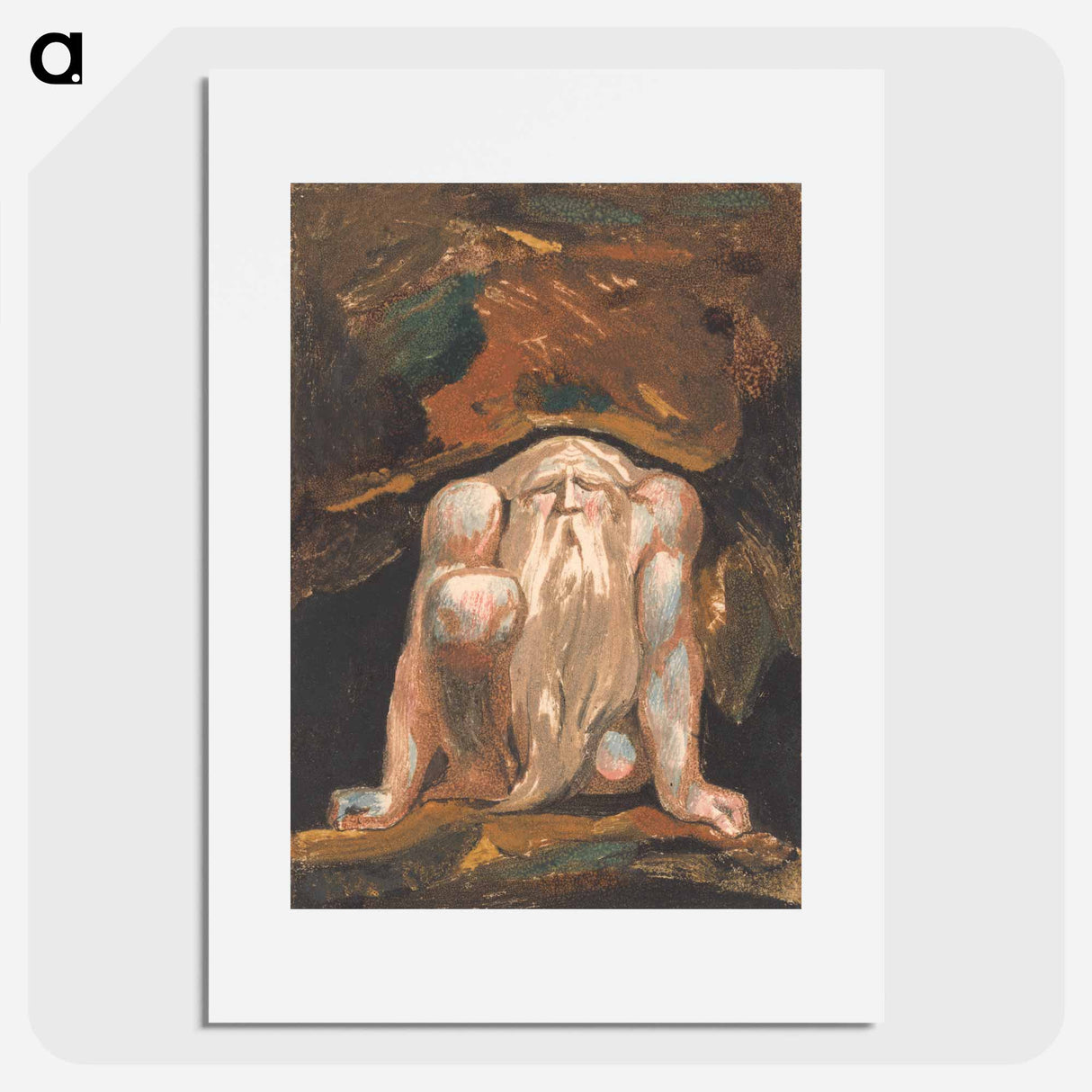The First Book of Urizen, Plate 8 - William Blake Poster.