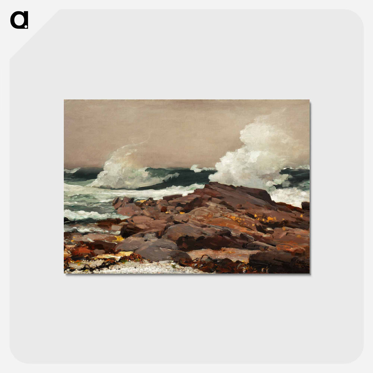 アートポストカード-Eastern Point - ウィンスロー ホーマー Postcard.