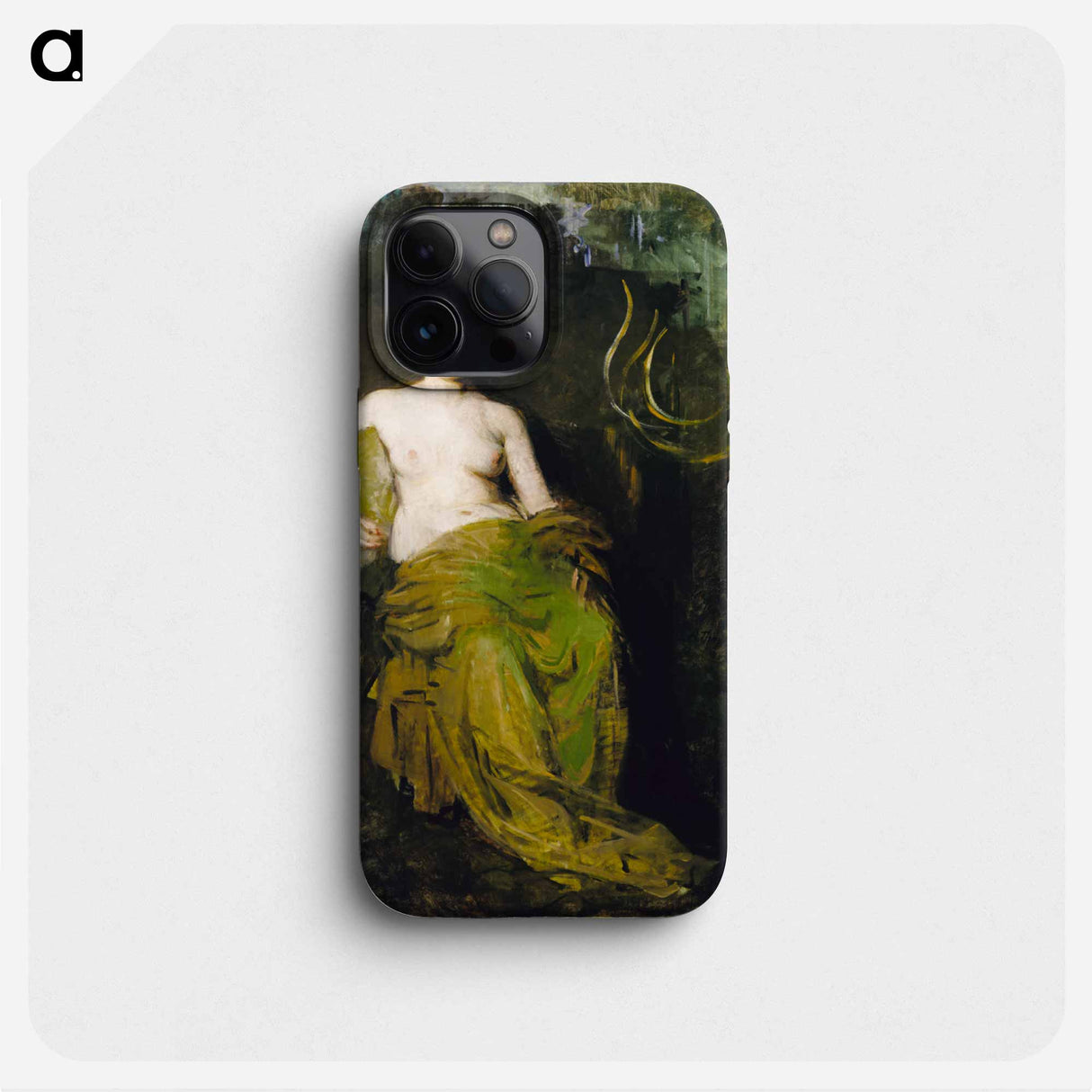 Seated Nude Woman - アボット ハンダーソン セイヤー Phone Case.