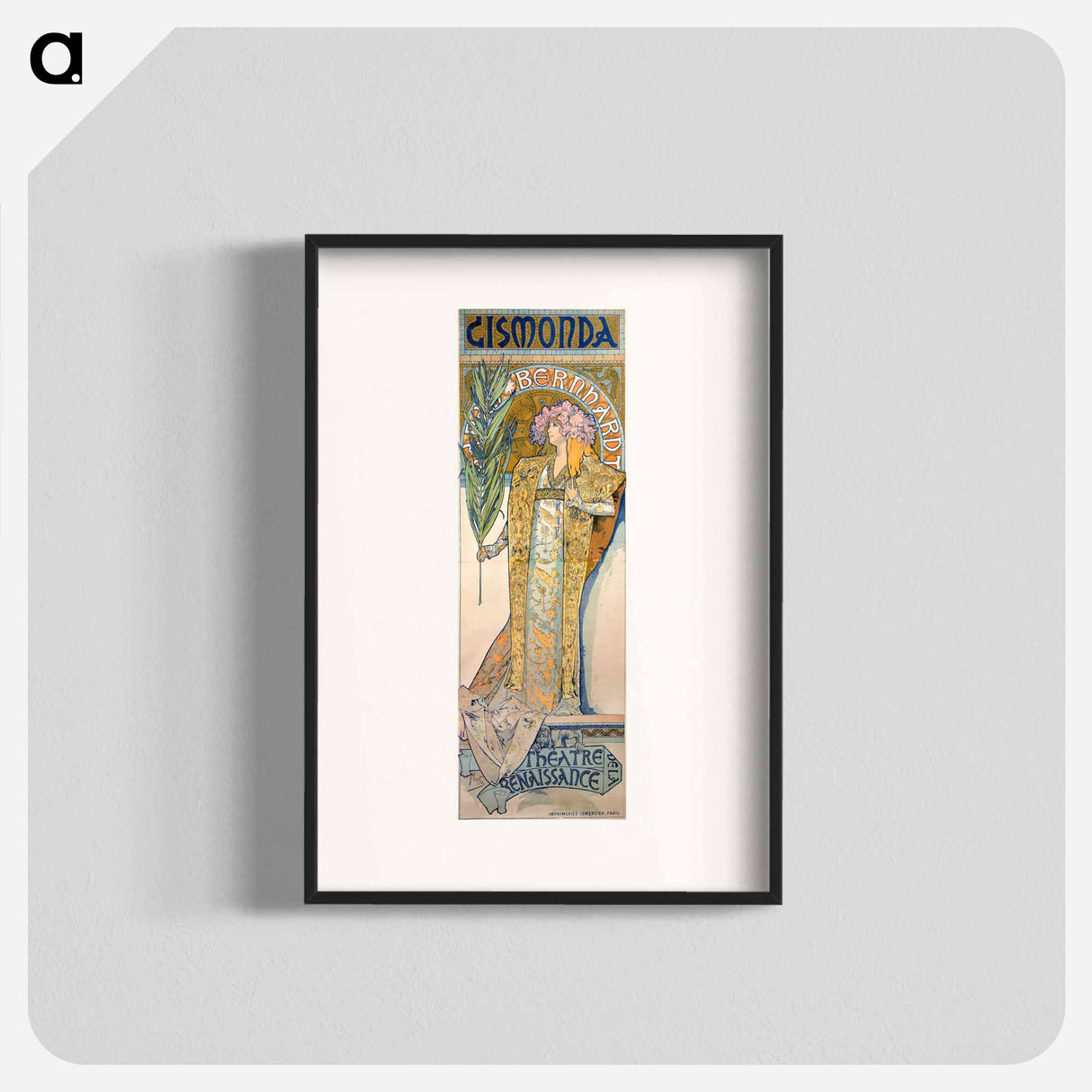 Gismonda - アルフォンス ミュシャ Poster.