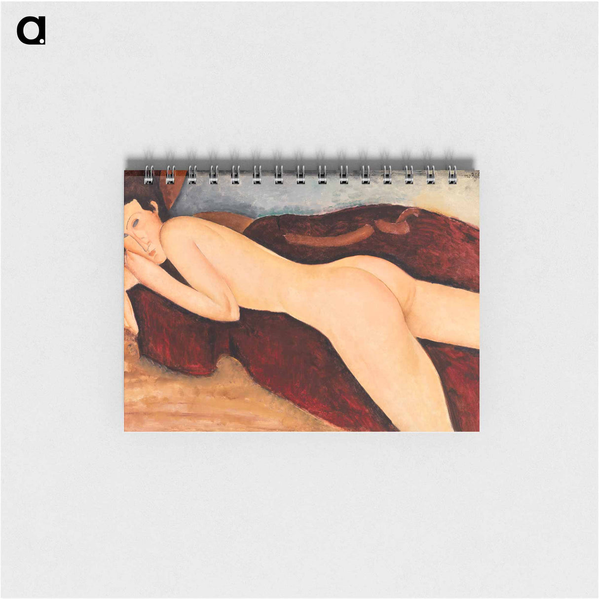 Reclining Nude from the Back - アメデオ モディリアーニ Memo.