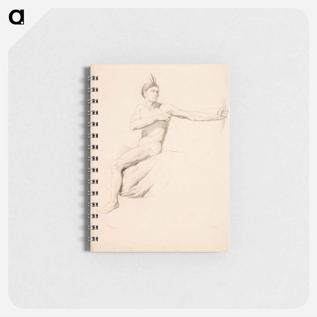 Jousi mukanaan ratsastava alaston mies - アンダース エクマン Memo.