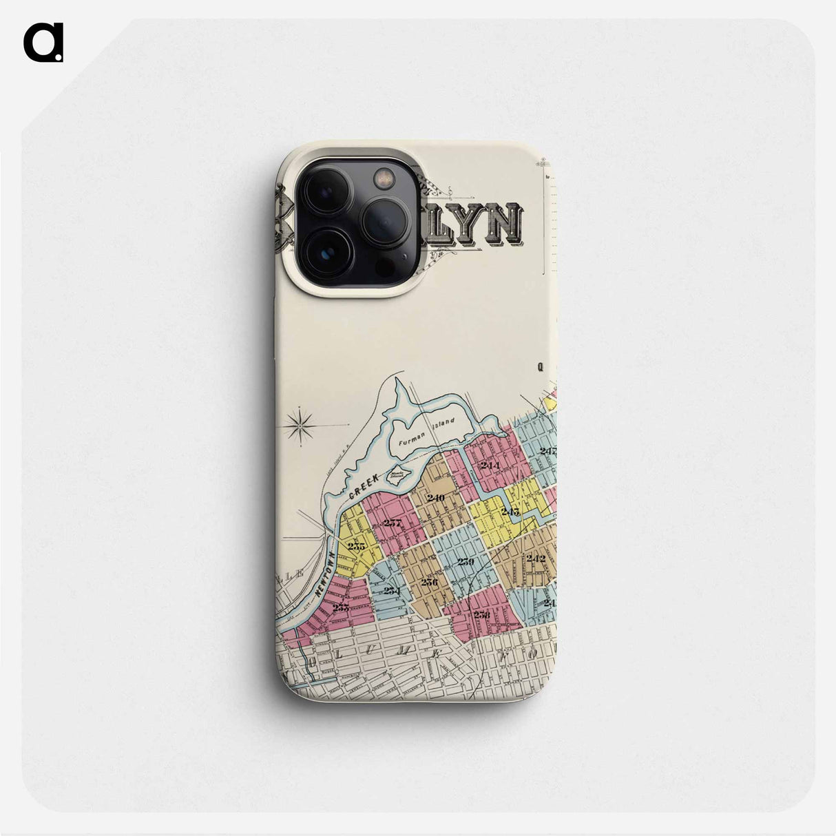 Sanborn Fire Insurance Map from Brooklyn, Kings County, New York - アンティーク地図 Phone Case.