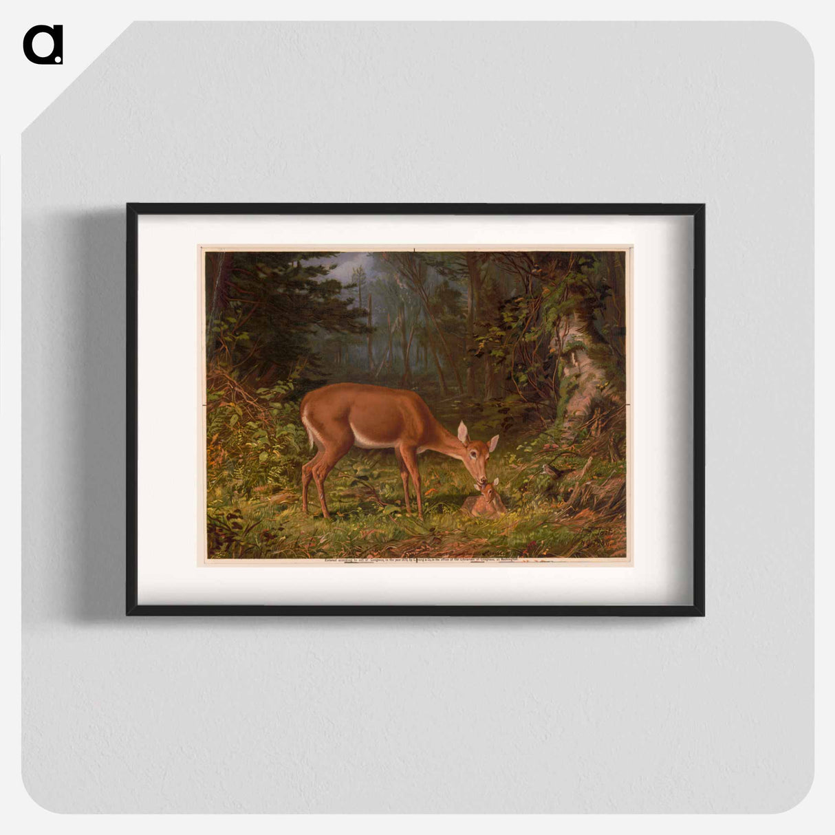 Maternal love - アーサー フィッツウィリアム テイト Poster.