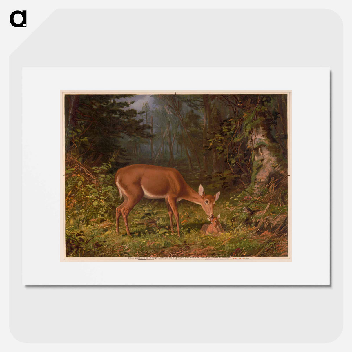 Maternal love - アーサー フィッツウィリアム テイト Poster.