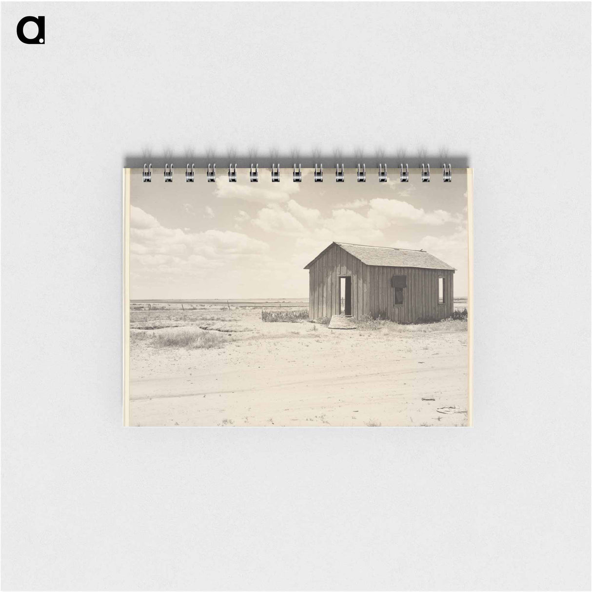 アートメモ帳-Abandoned Dust Bowl Home - ドロテア ラング Memo.
