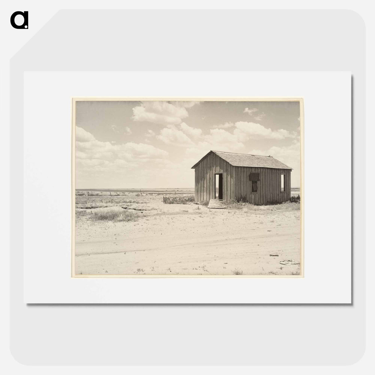 アートポスター-Abandoned Dust Bowl Home - ドロテア ラング Poster.